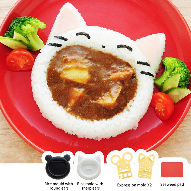 Kitchen Gadgets Best - Cute Cartoon Sushi Mold Decor Cutter,