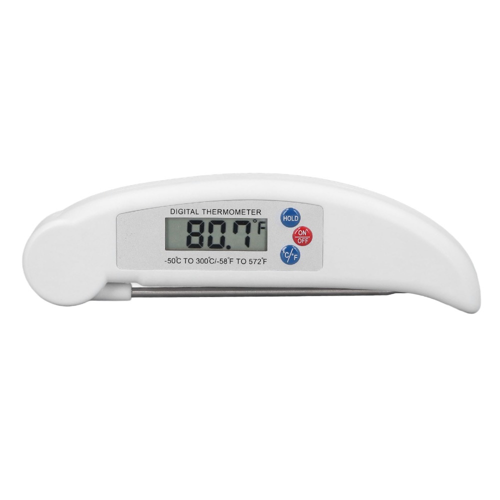 Instant Read Thermometer - Termômetro Digital de Alimentos em Aço
