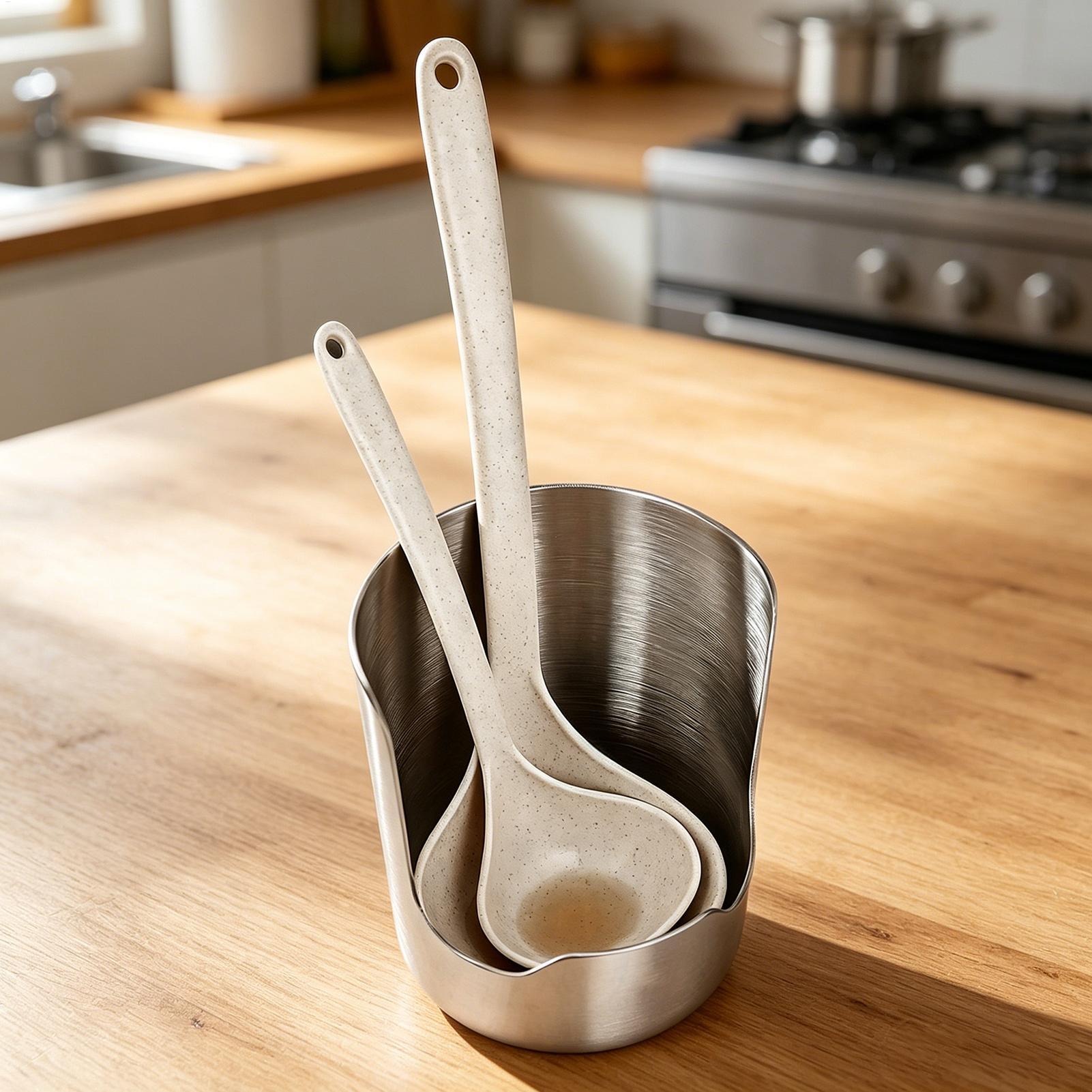 Kitchen Gadgets Under 100 - Suporte Organizador de Aço Inoxidável para