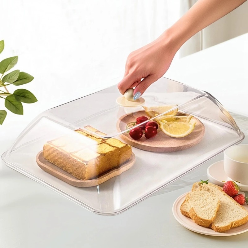 Kitchen Gadgets Best - WORTHBUY Tampa de Plástico Reutilizável Transparente