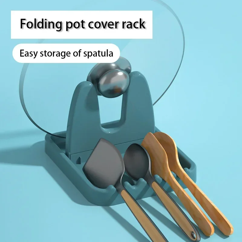 Kitchen Gadgets Under 100 - 1pc dobrável pote tampa rack suporte