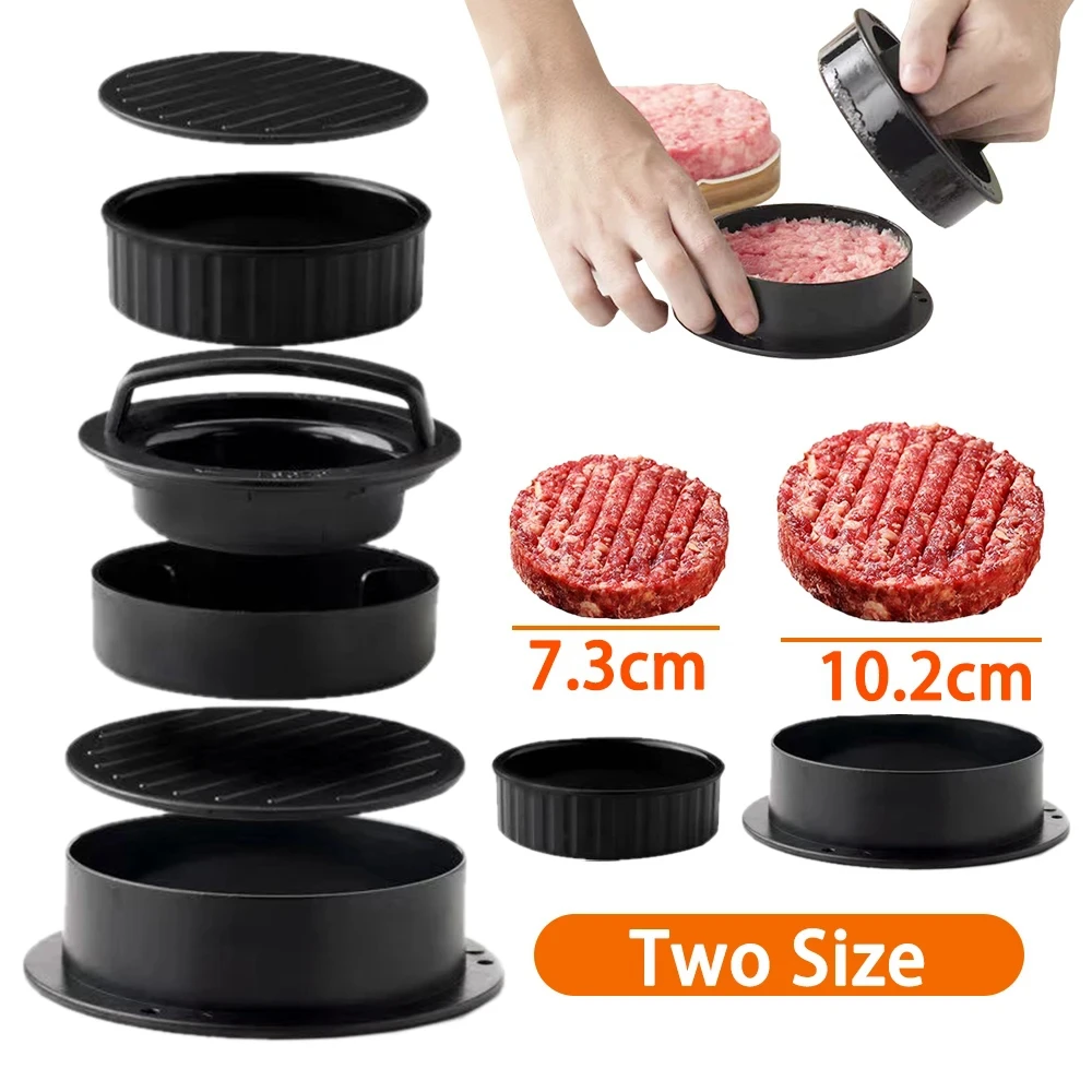 Kitchen Gadgets Modern - Prensa redonda para hambúrguer, grelha de