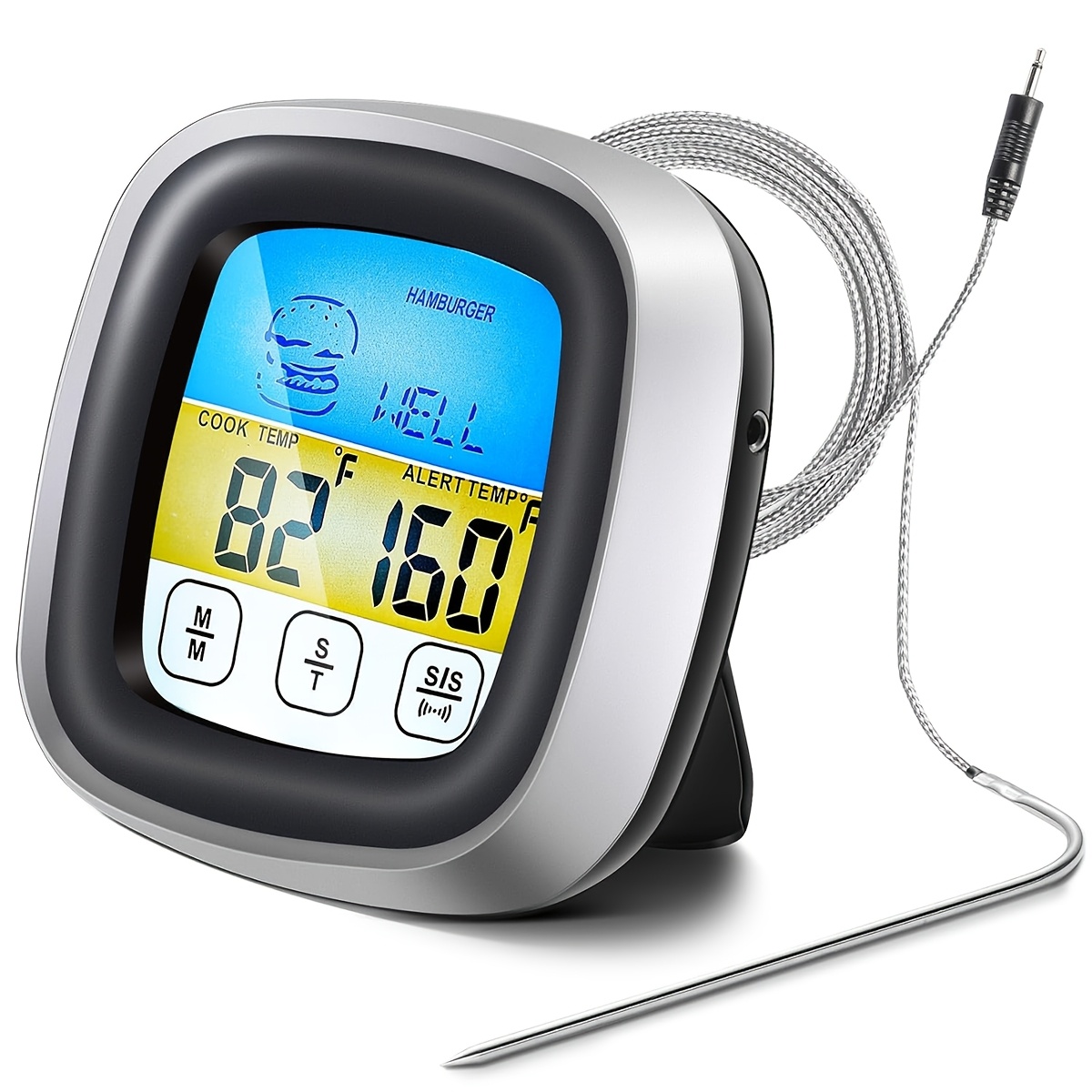 Instant Read Thermometer - Termômetro Digital para Carne com Timer