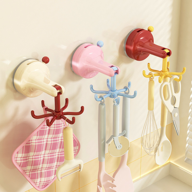 Kitchen Gadgets Under 100 - Gancho de Cozinha Giratório com Ventosa,