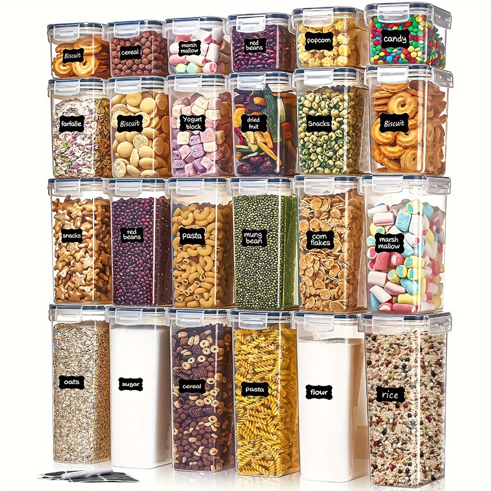 Conjunto de 24 Peças: 12 Potes - Kitchen Gadgets Best avaliação e preço