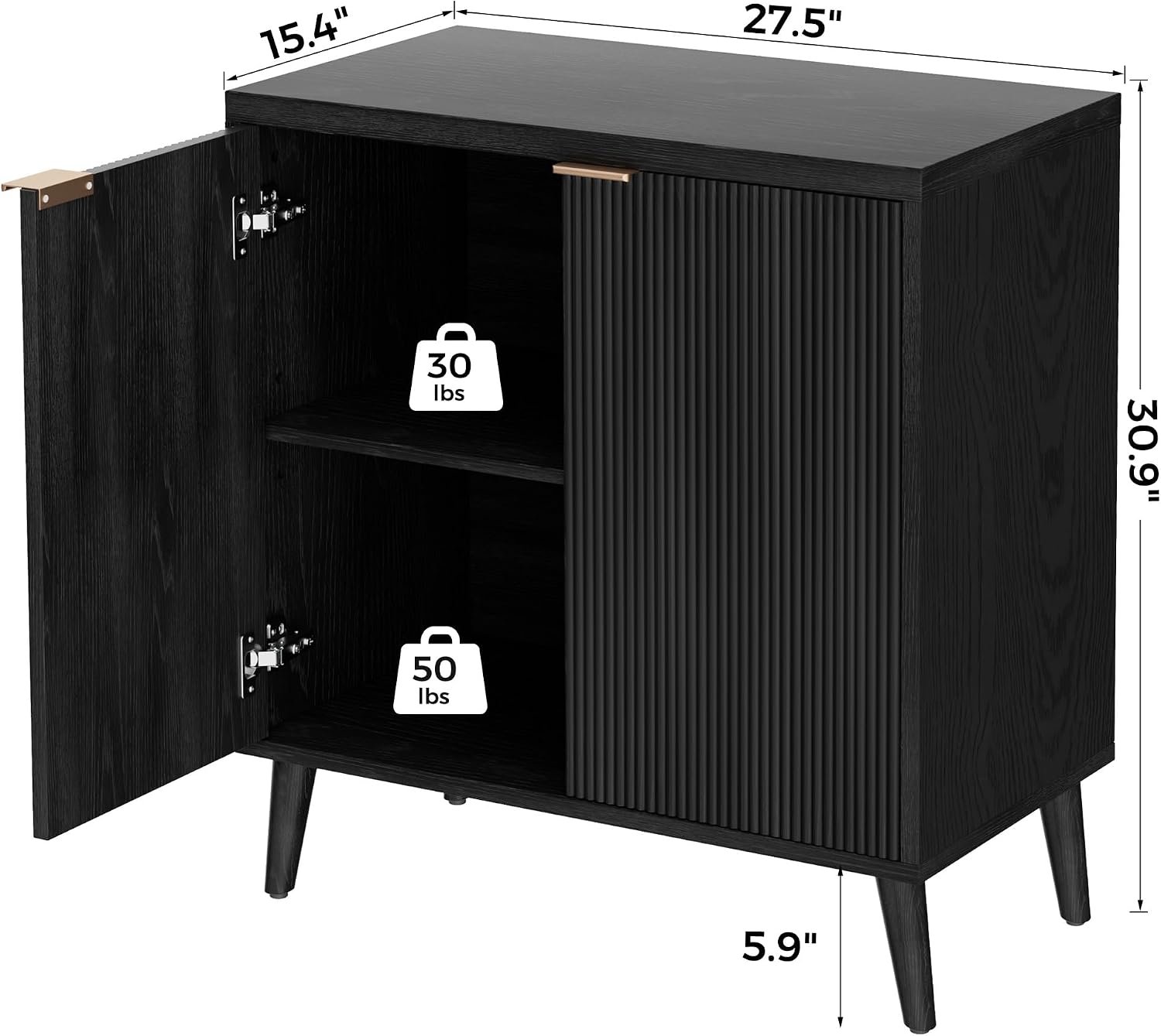 Armário Buffet Canelado com Ar - Kitchen Gadgets Storage avaliação e preço
