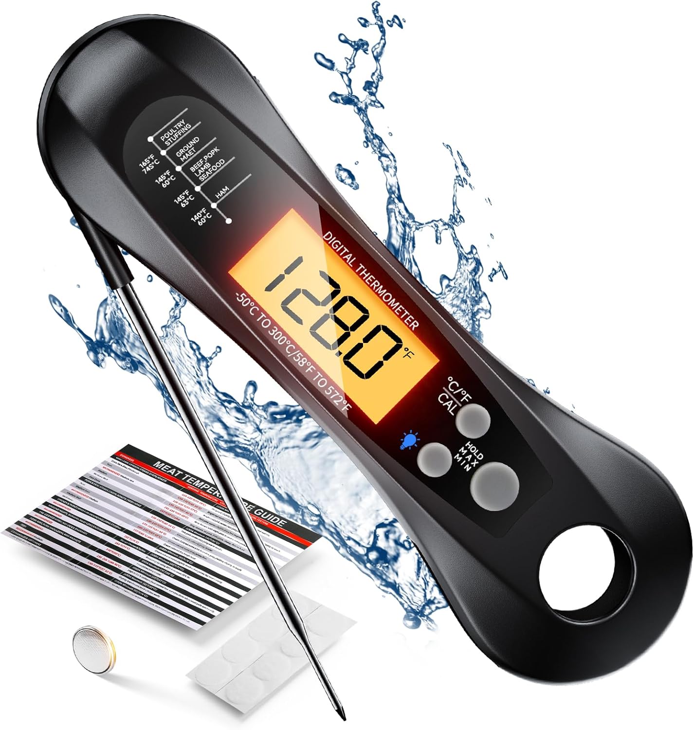 Termômetro digital de leitura  - Instant Read Thermometer avaliação e preço