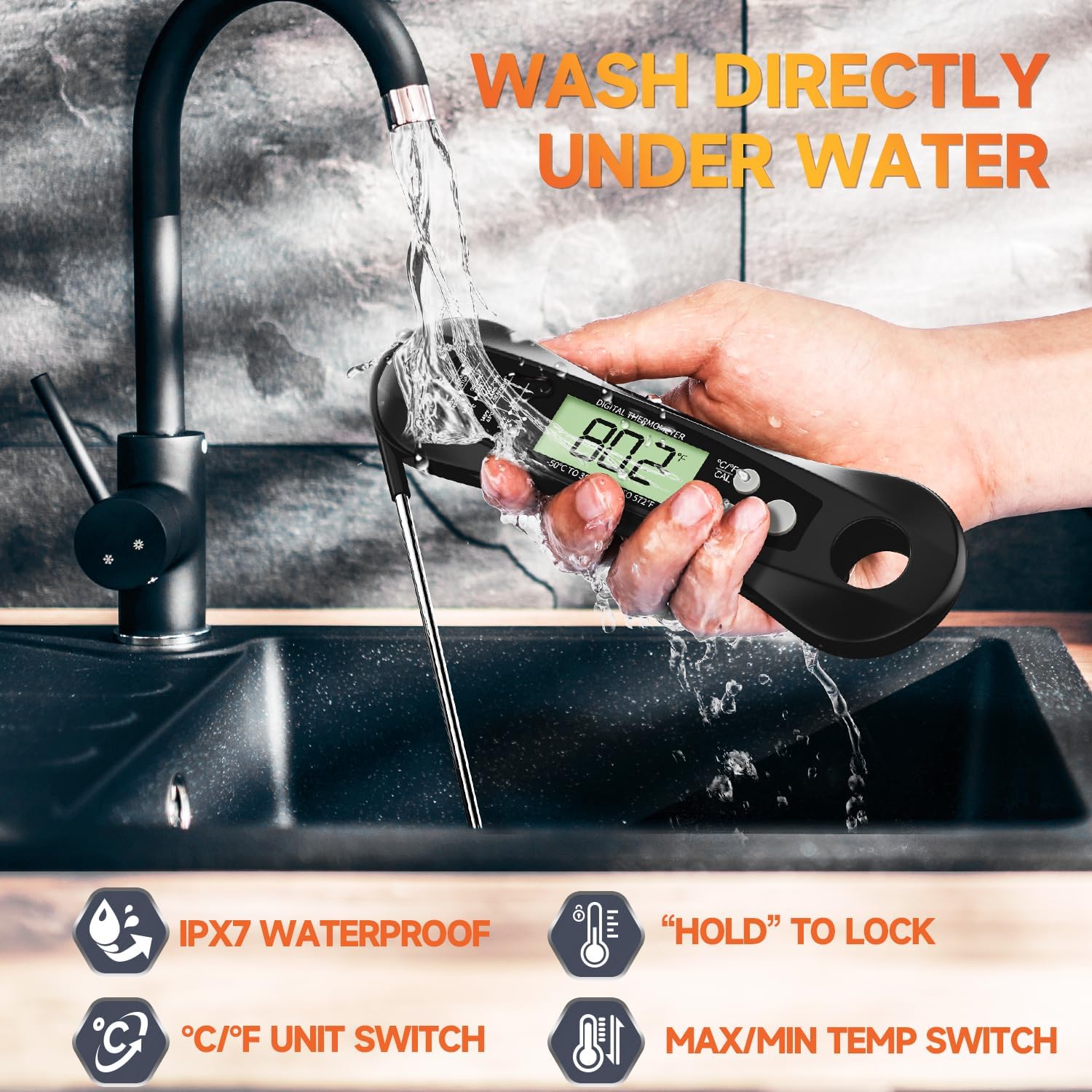 Termômetro digital de leitura  - Instant Read Thermometer avaliação e preço