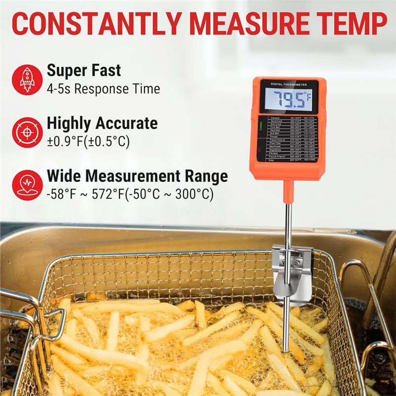 Termômetro Digital Y42A-TP510  - Instant Read Thermometer avaliação e preço