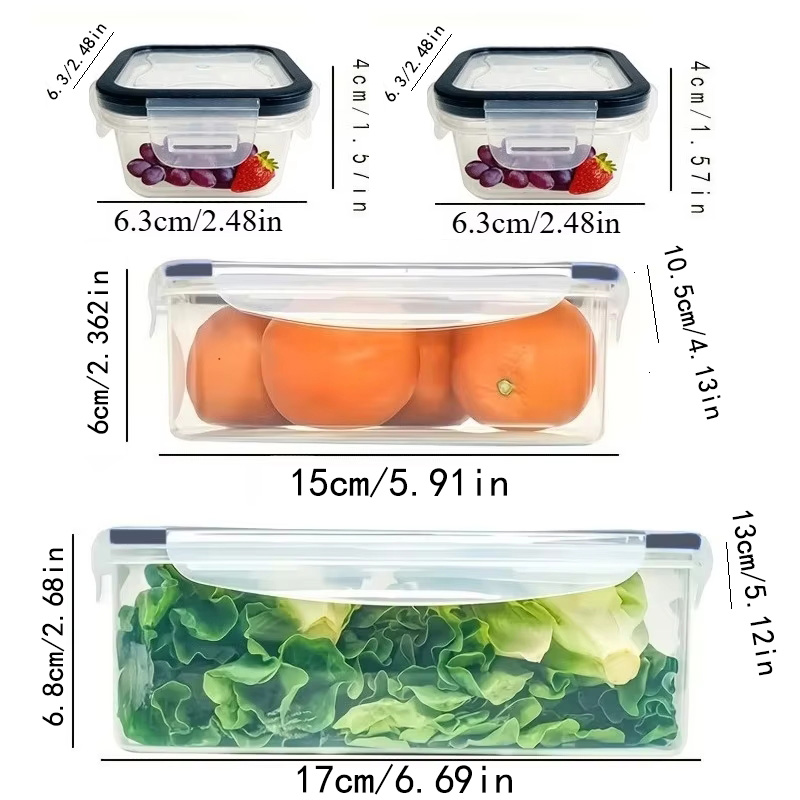 Conjunto de 8 Peças Inclui 4 R - Kitchen Gadgets Storage avaliação e preço