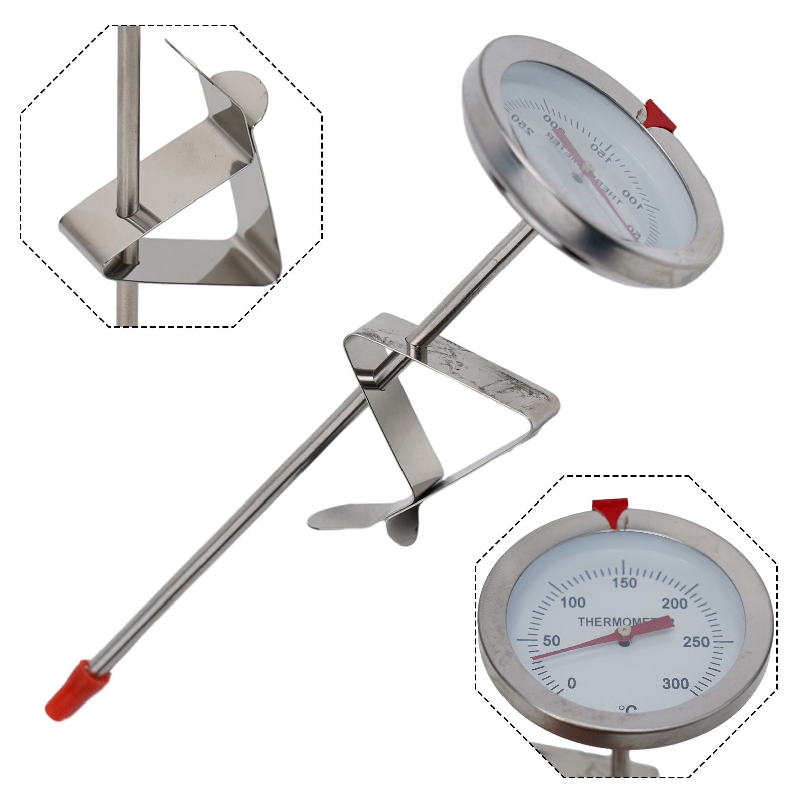 Termômetro de sonda de aço ino - Kitchen Gadgets For Cooking avaliação e preço