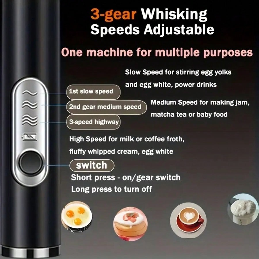Batedor Elétrico Portátil 1 Un - Kitchen Gadgets Best avaliação e preço
