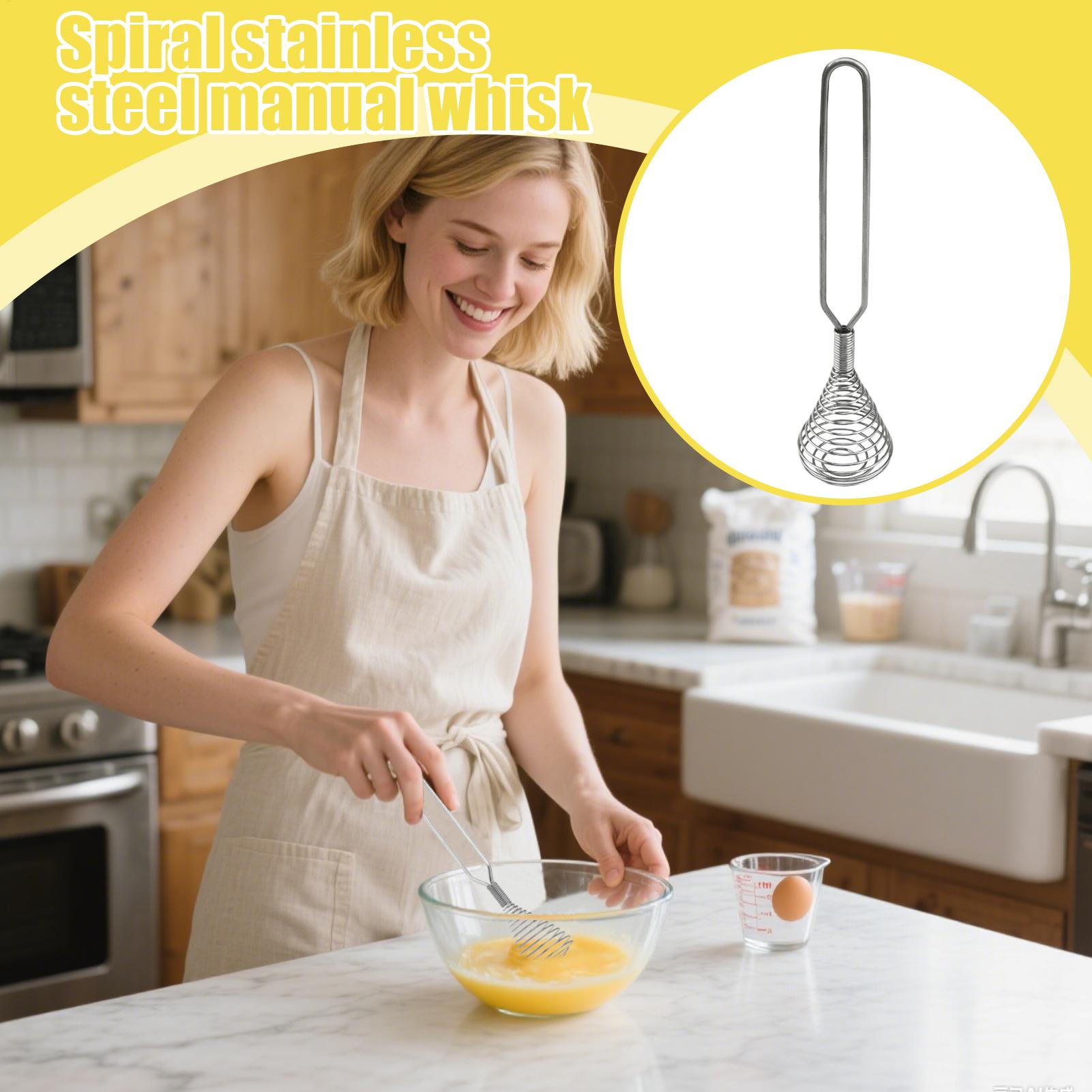 Batedor de mão em aço inoxidáv - Kitchen Gadgets For Cooking avaliação e preço